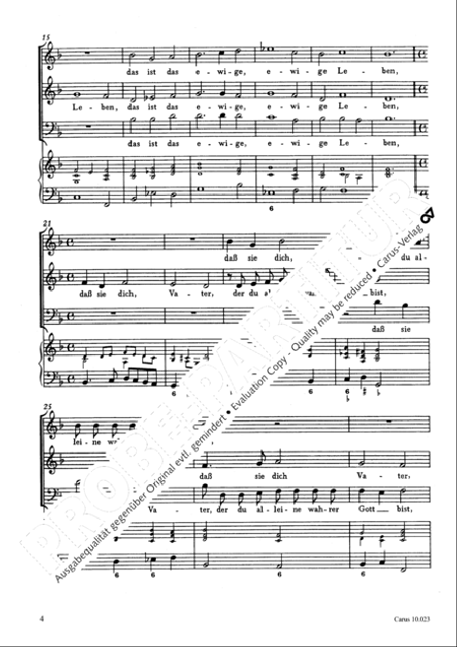 Das ist das ewige Leben 3-Part scores gallery preview page 5