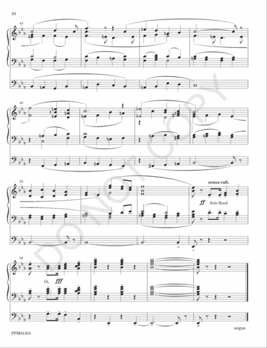 Sonata No. 2 for Organ Sonata No. 2 for Organ Organ Solo scores gallery preview page 13