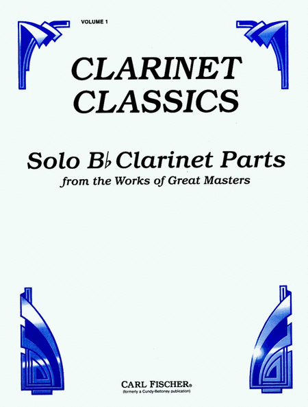 Clarinet Classics-Volume 1