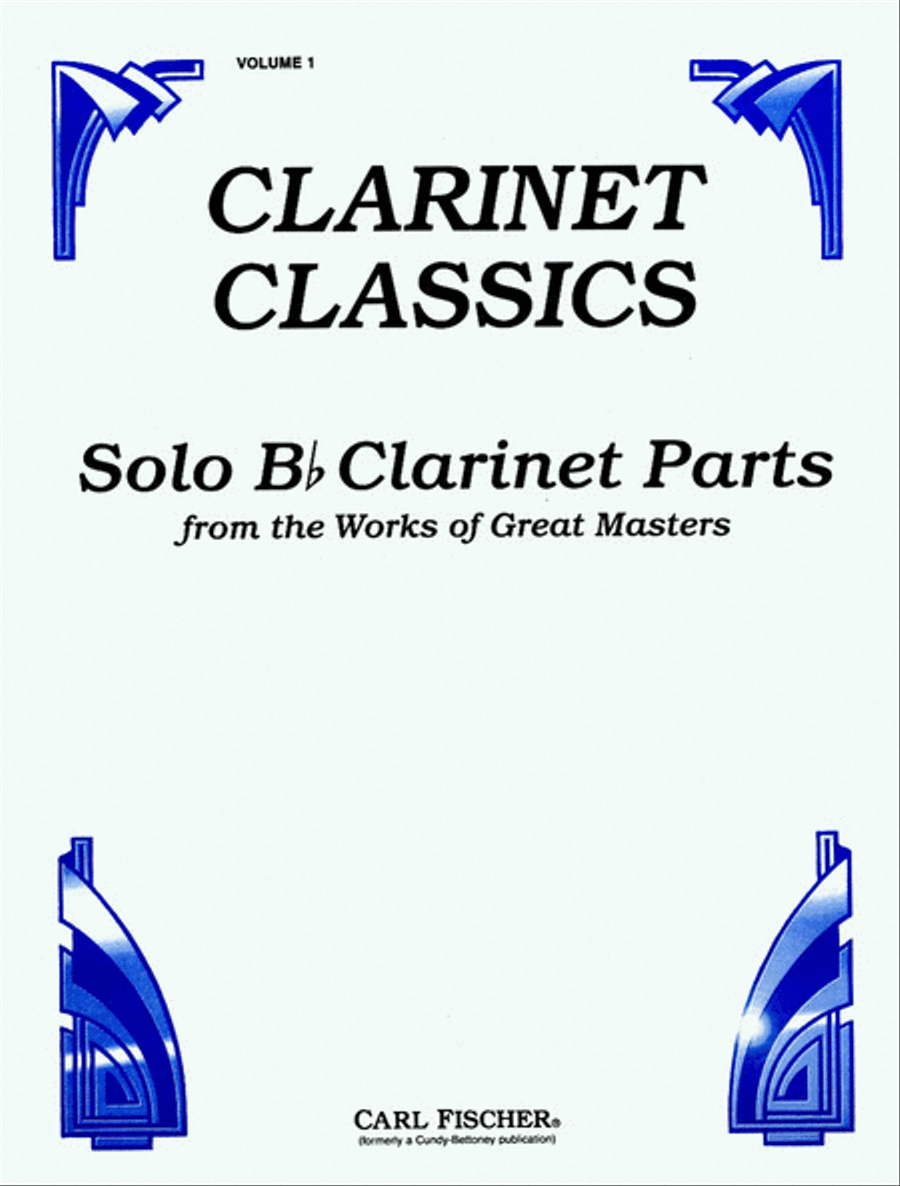 Solo Classics B-Flat Clarinet scores gallery preview page 1