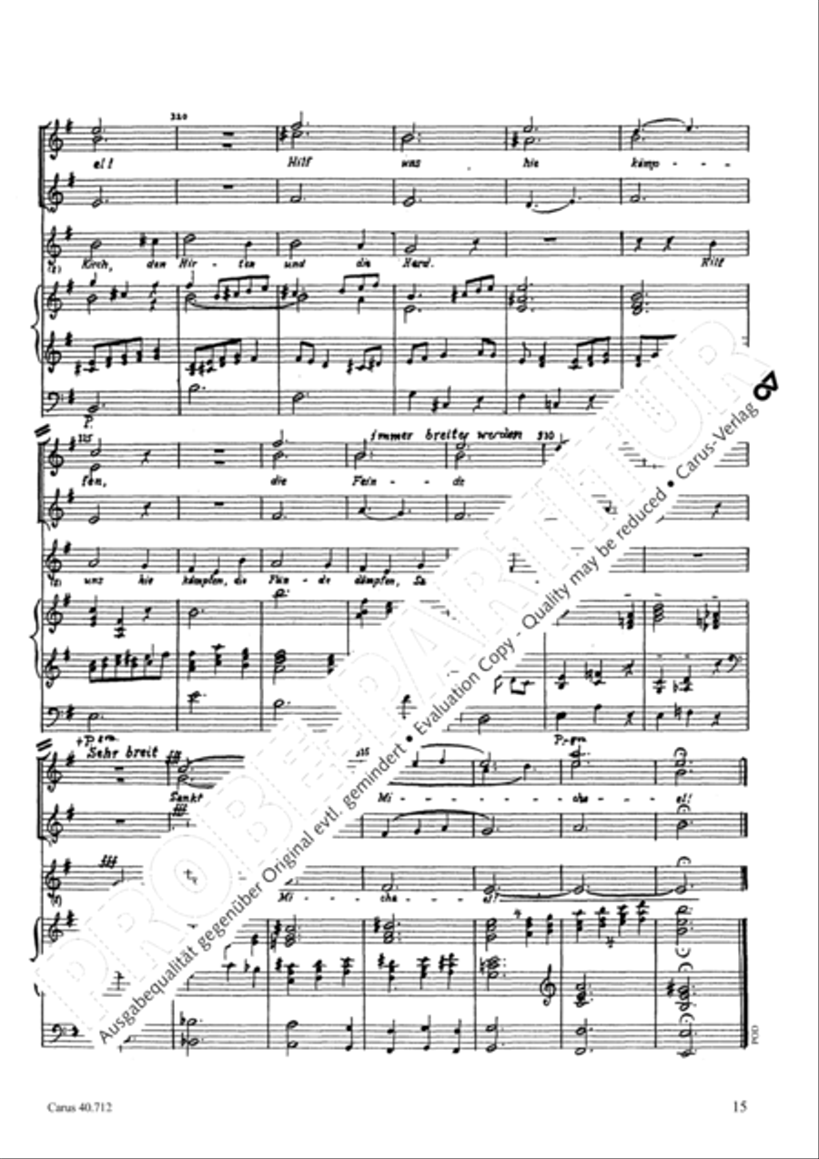 Unuberwindlich starker Held SSA scores gallery preview page 16
