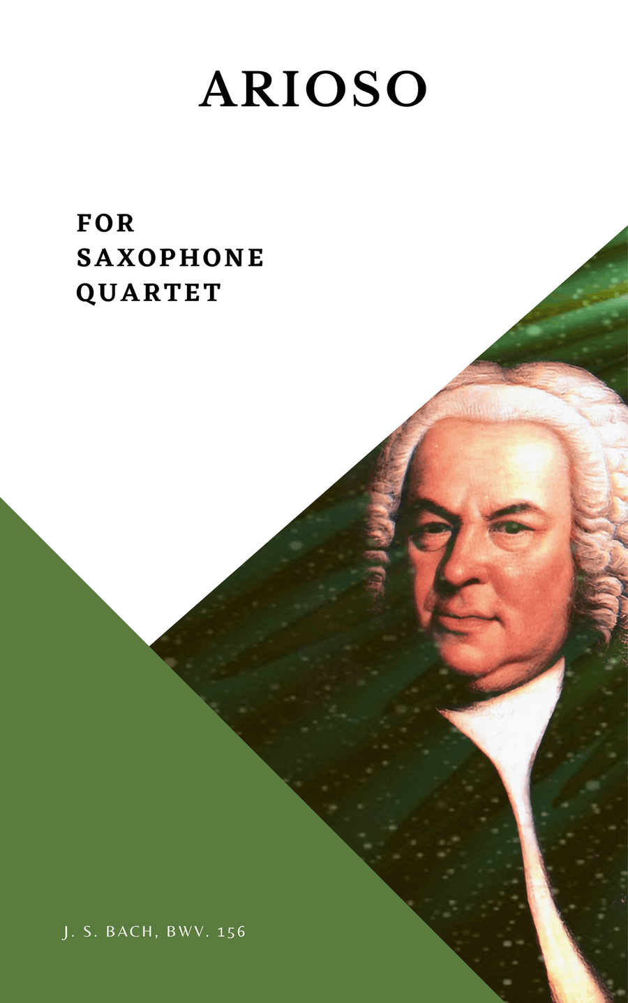 Arioso Bach Saxophone Quartet Saxophone Quartet scores gallery preview page 1