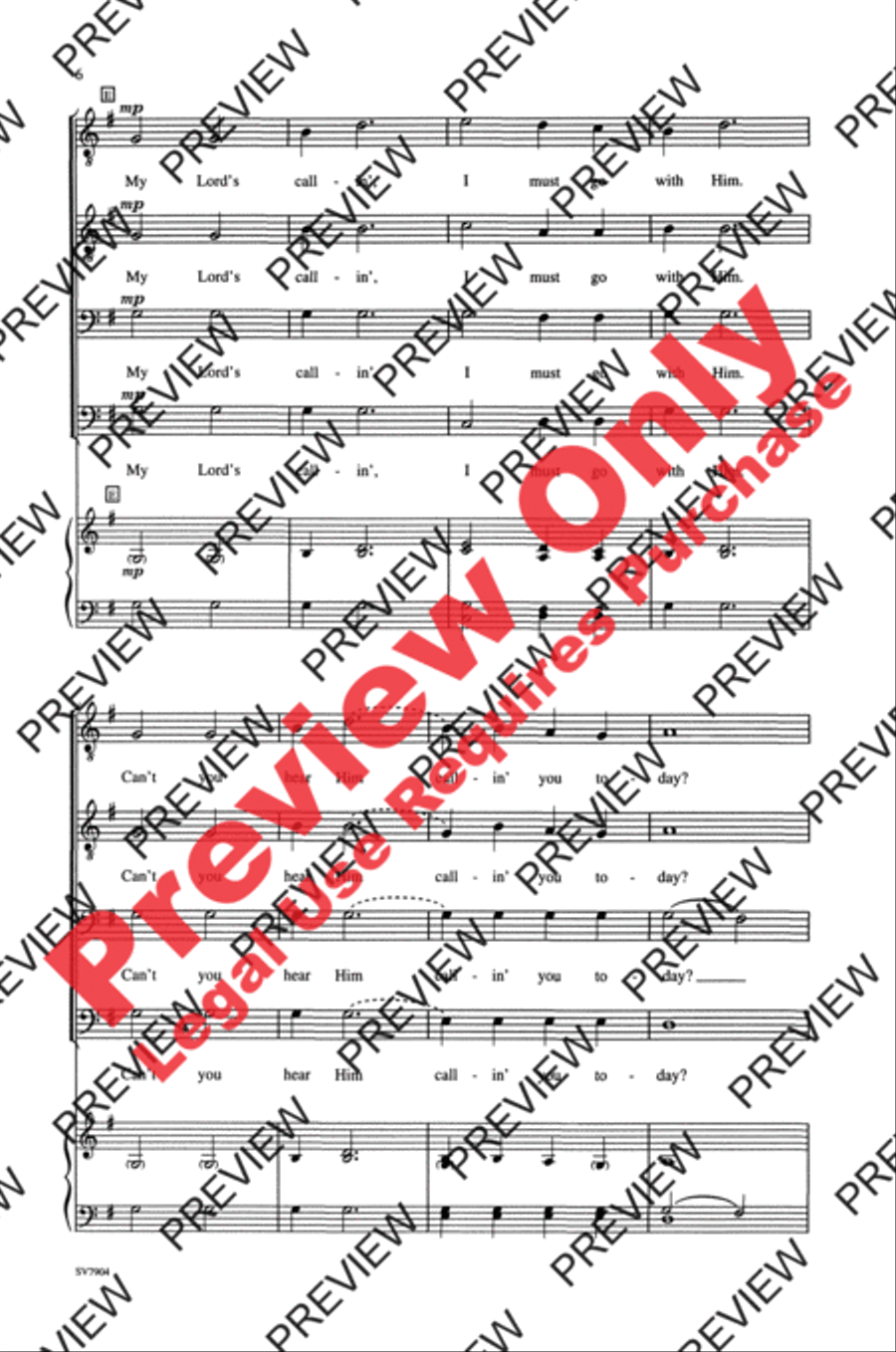 Bound for Jubilee Men's Choir scores gallery preview page 13