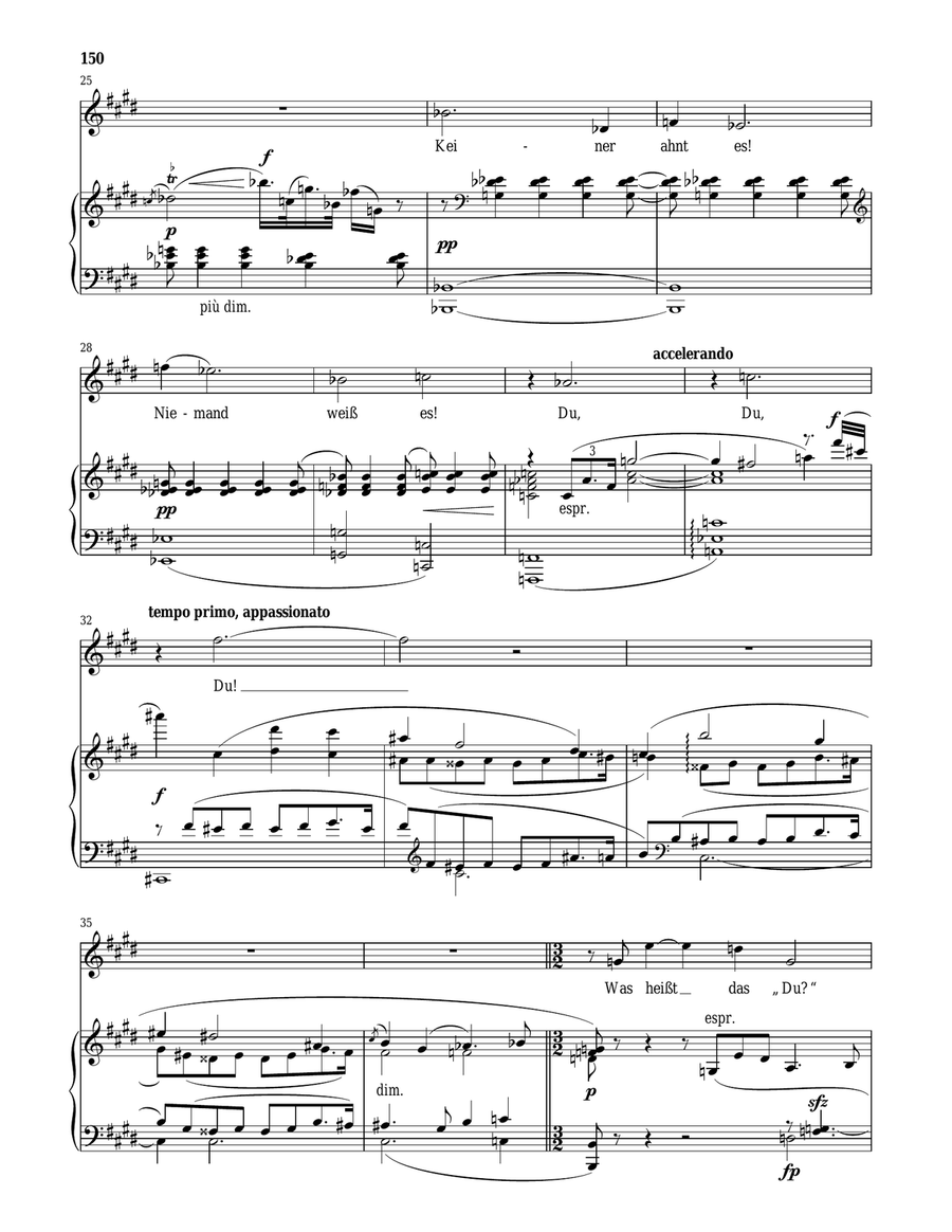 Wie Du warst! (from Der Rosenkavalier) Wie Du warst! (from Der Rosenkavalier) Mezzo-Soprano Voice scores gallery preview page 3