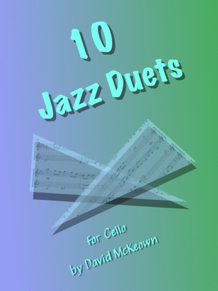 Book cover for 10 Jazz Duets for Cello