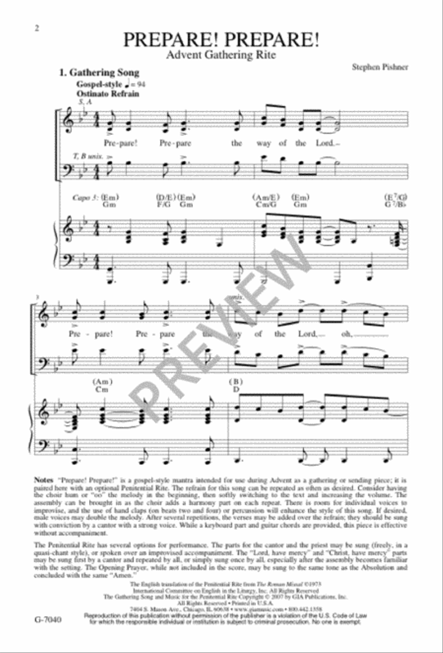 Prepare! Prepare! 3-Part scores gallery preview page 3