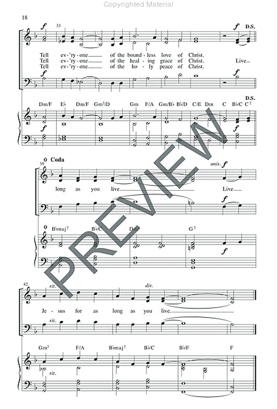 Sing for Peace - Preview edition SA scores gallery preview page 17
