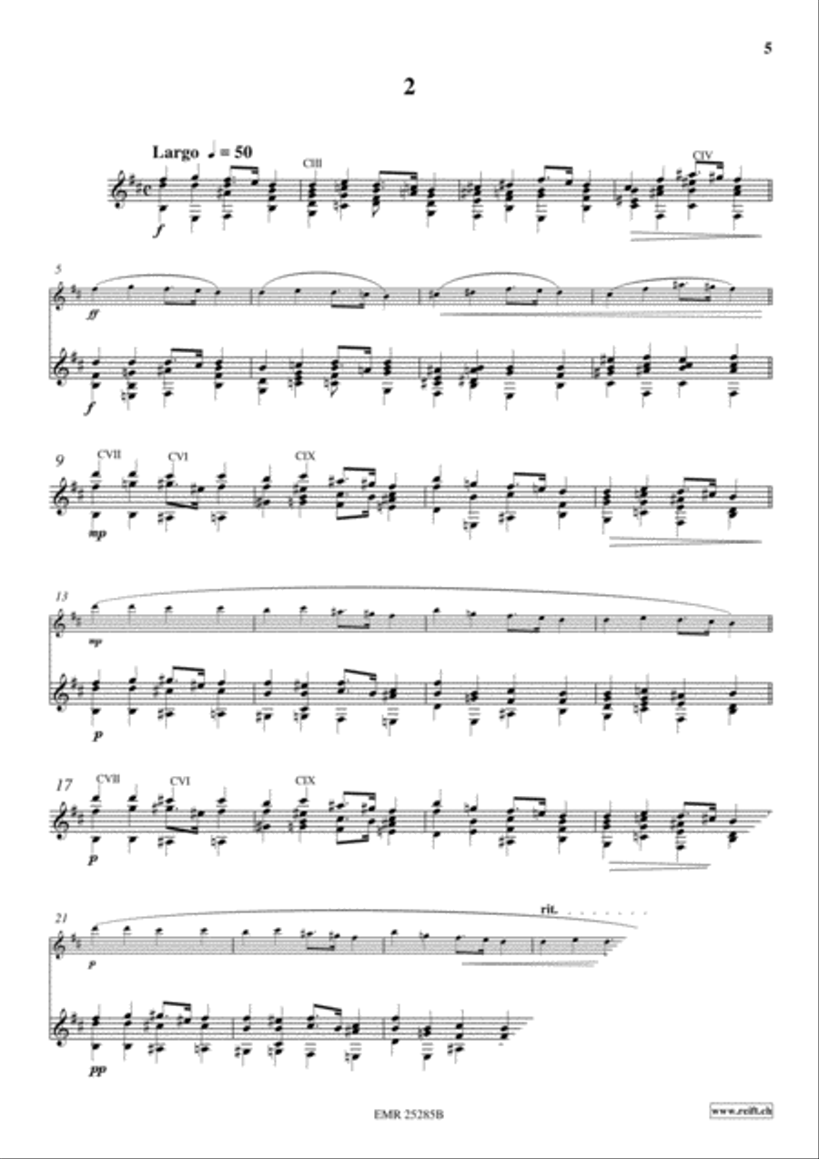 2 Preludes Flute scores gallery preview page 4