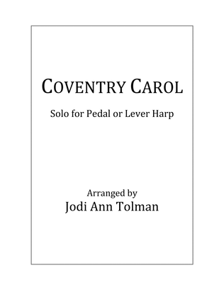 Coventry Carol, Harp Solo