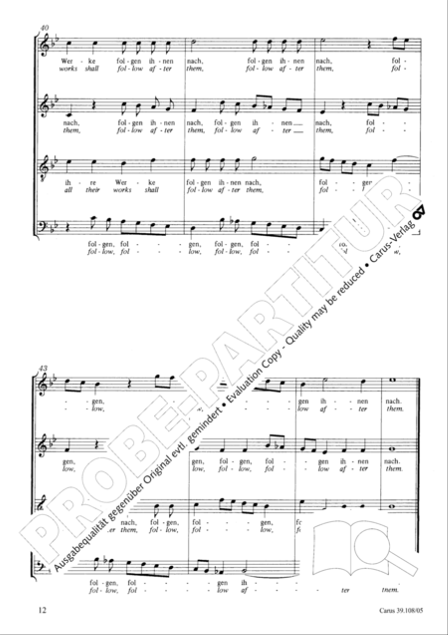 My longing is unbounded (Herzlich tut mich verlangen) TB scores gallery preview page 13