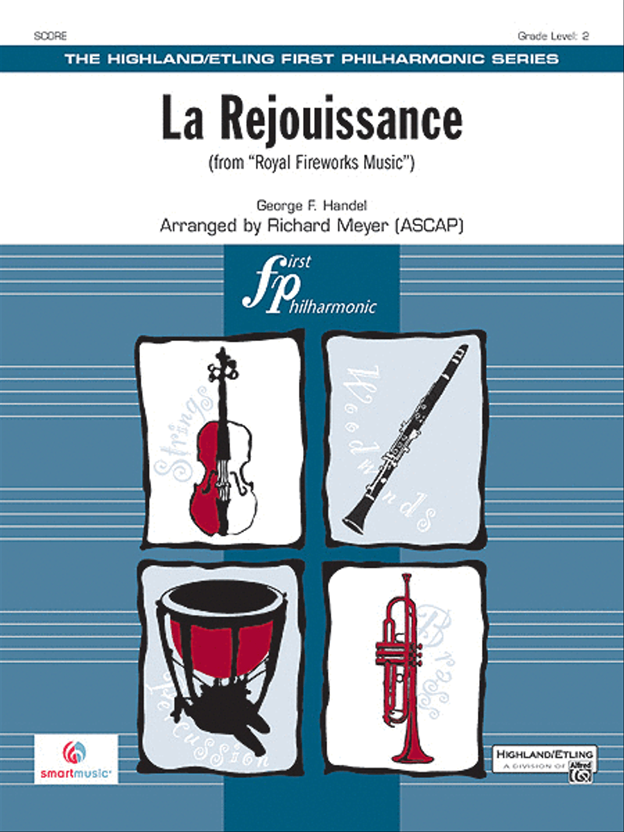 La Rejouissance (from Royal Fireworks Music) (score only) Full Orchestra scores gallery preview page 1
