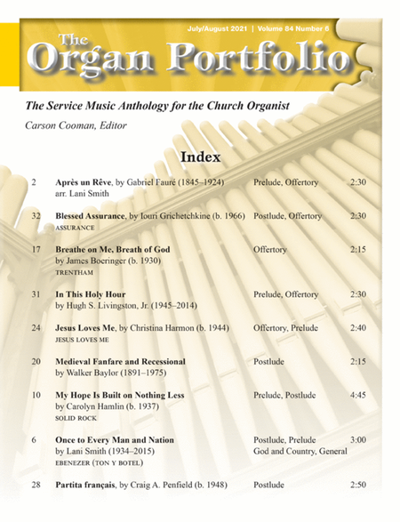 Organ Portfolio Jul/Aug 2021 - Magazine Issue