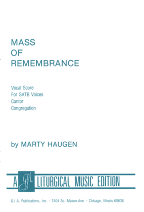 Book cover for Mass of Remembrance - Presider edition