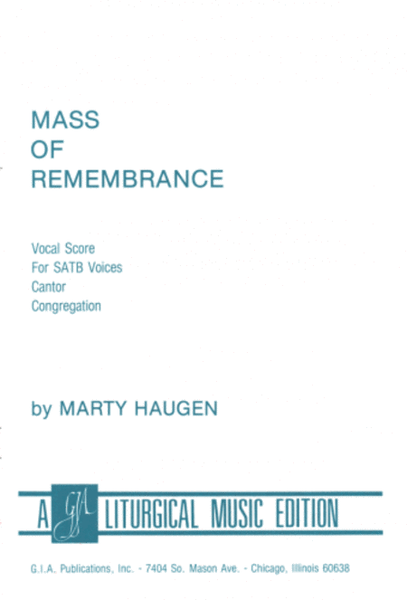 Mass of Remembrance - Presider edition