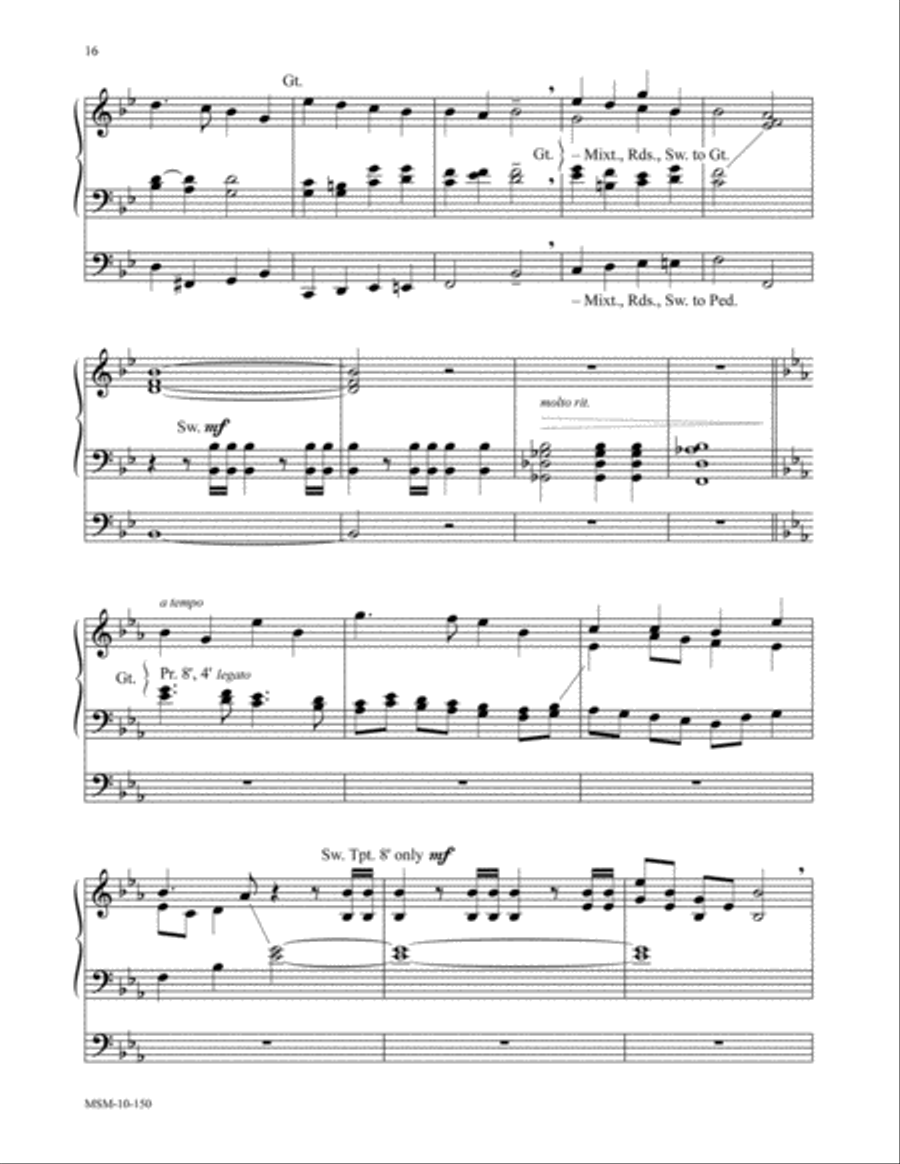 Three Christmas Preludes, Set 2 Organ scores gallery preview page 11