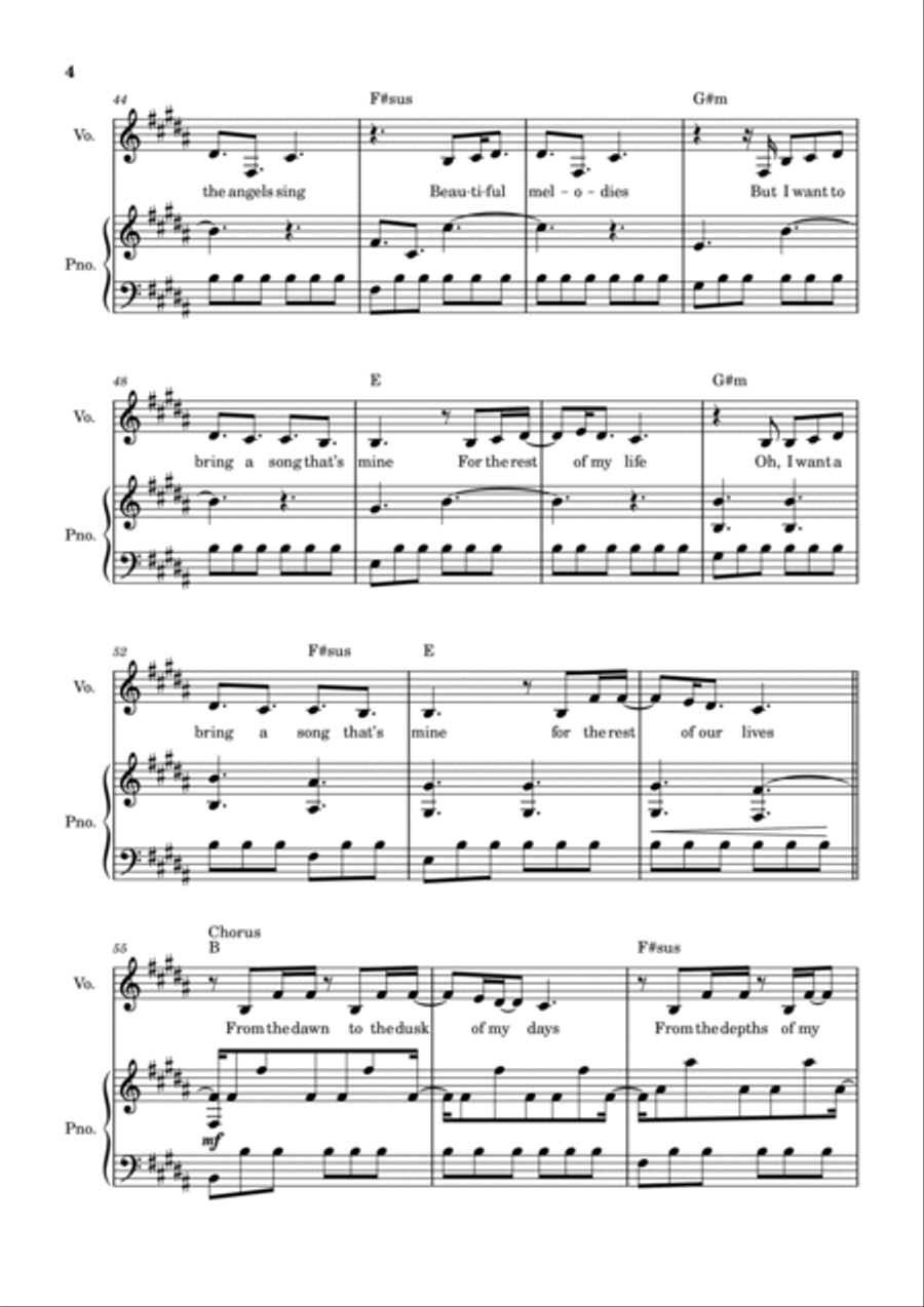 Nothing New Voice scores gallery preview page 4