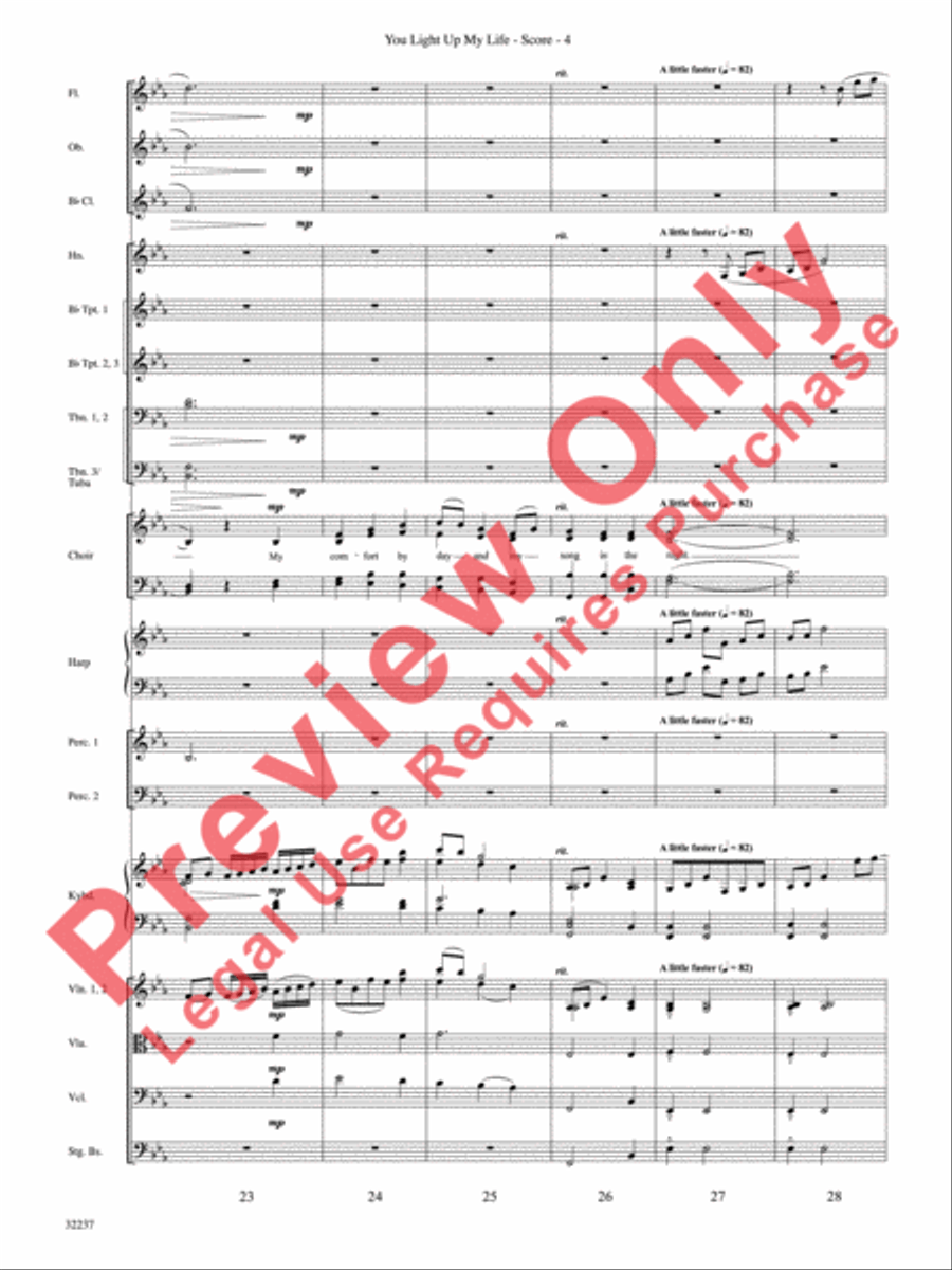 You Light Up My Life You Light Up My Life Choir scores gallery preview page 5