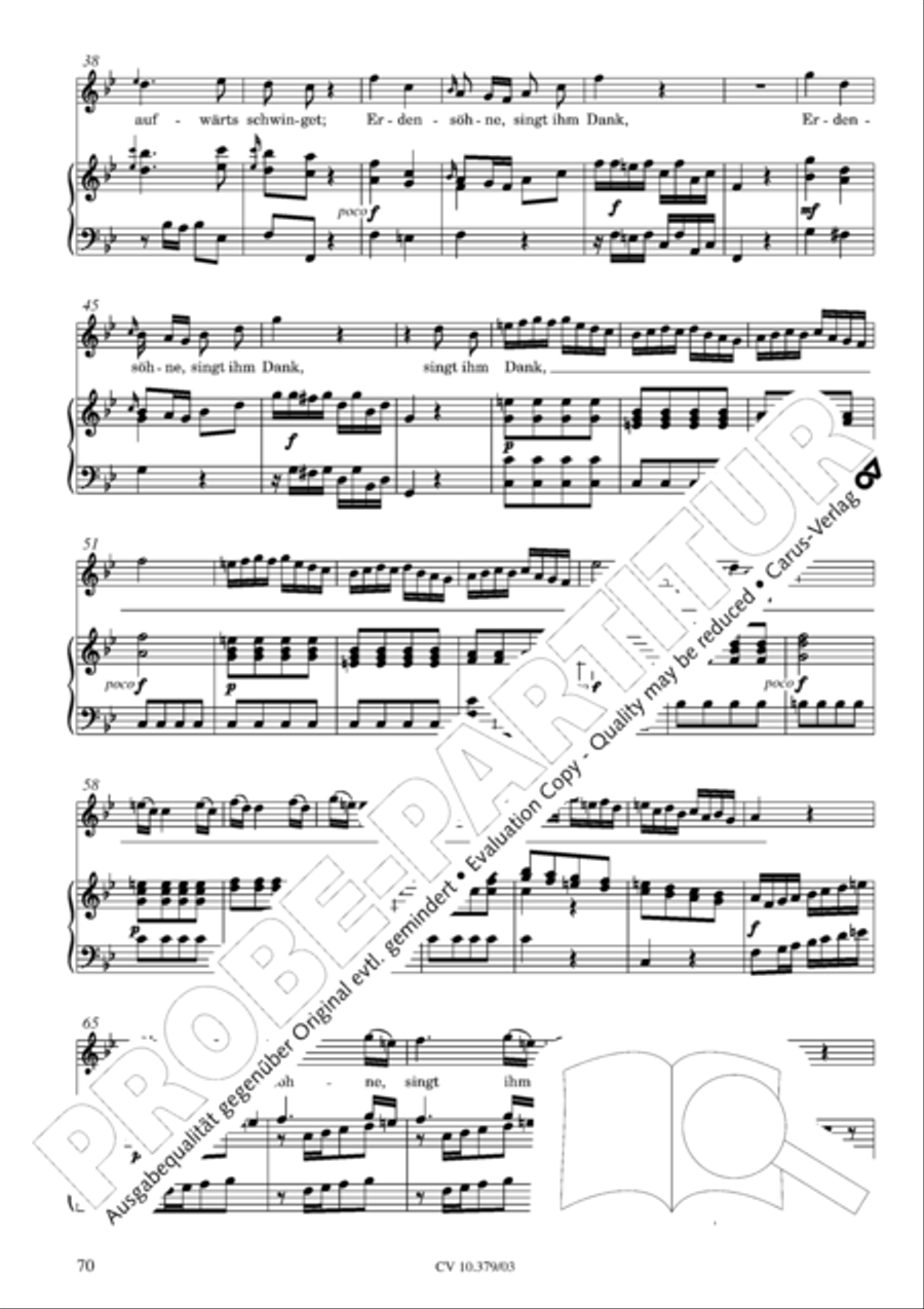Der Tod Jesu 4-Part scores gallery preview page 71