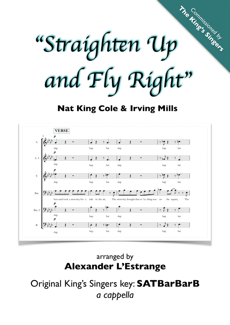 Straighten Up And Fly Right Divisi scores gallery preview page 1