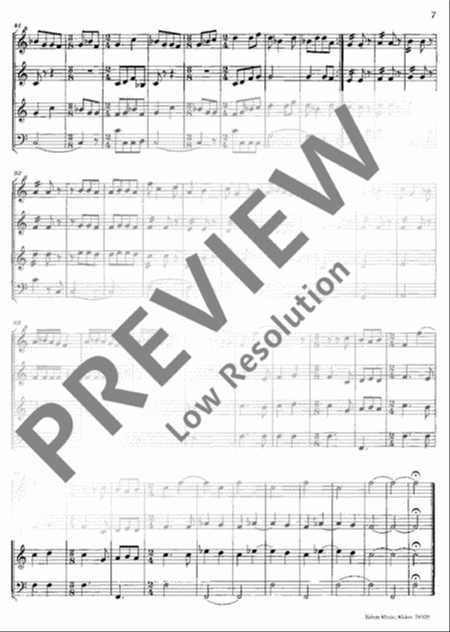 Quartettino Quartettino Recorder scores gallery preview page 8