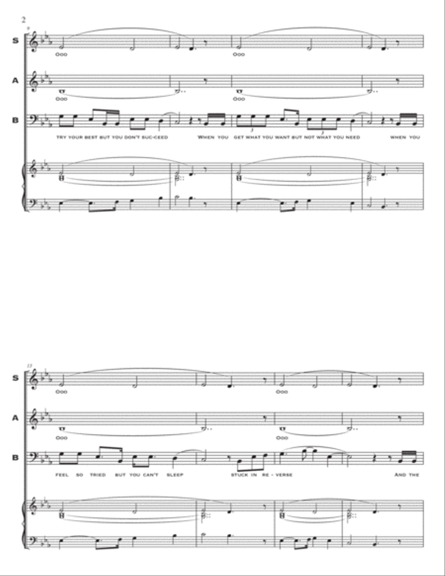 Fix You 3-Part scores gallery preview page 3