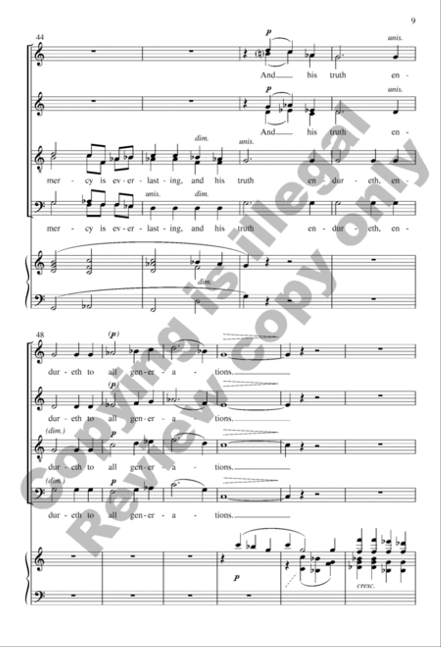 Make a Joyful Noise 4-Part scores gallery preview page 8