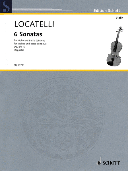 6 Sonatas Op. 8, Nos. 1-6