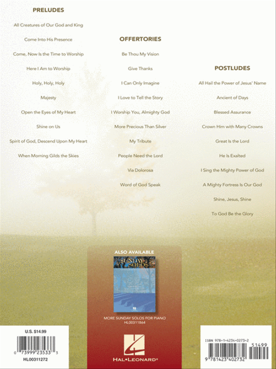 Sunday Solos for Piano Sunday Solos for Piano Piano Solo scores gallery preview page 10