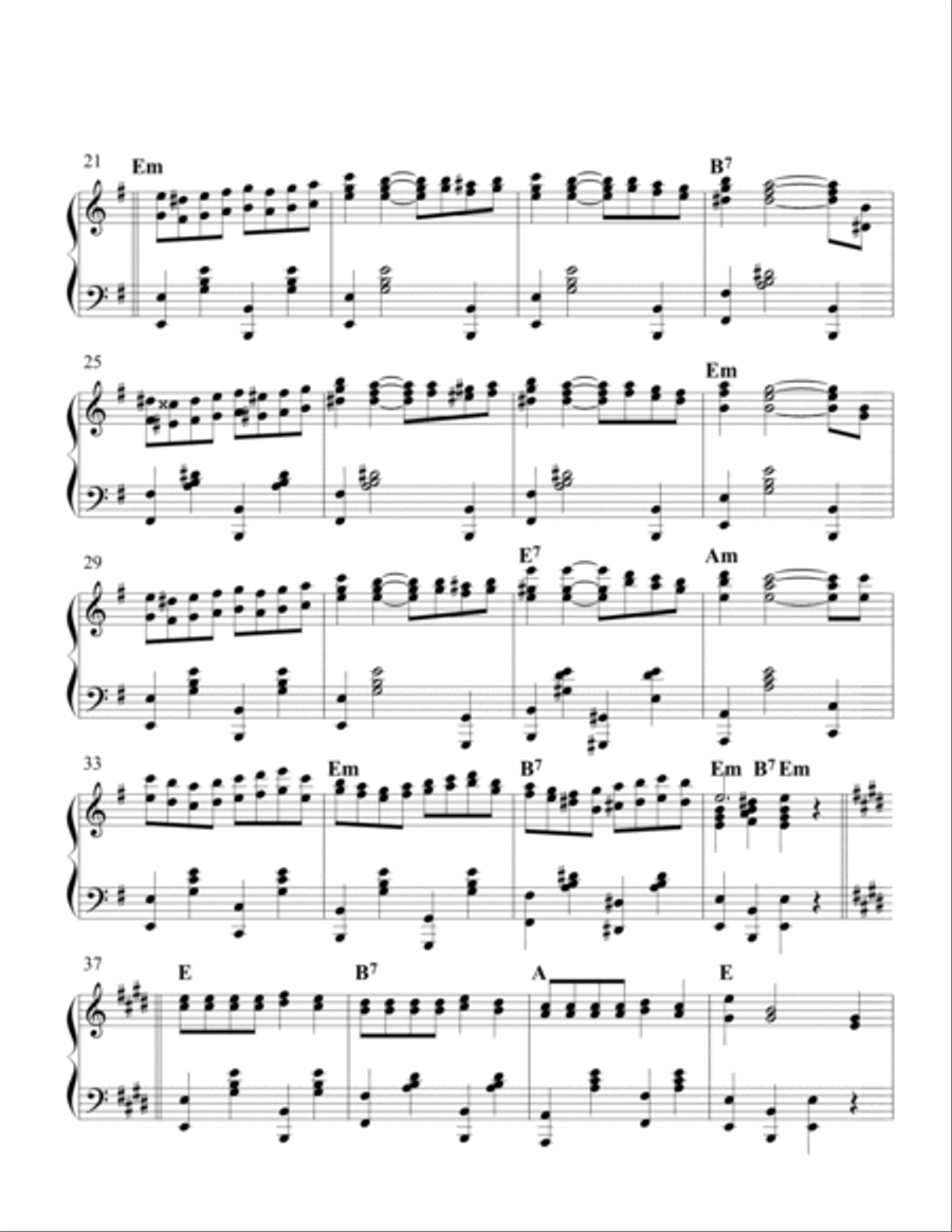 Allá en la sierra - Fado argentino por Juan Carlos Patrón y Froilán Aguilar Piano Solo scores gallery preview page 2