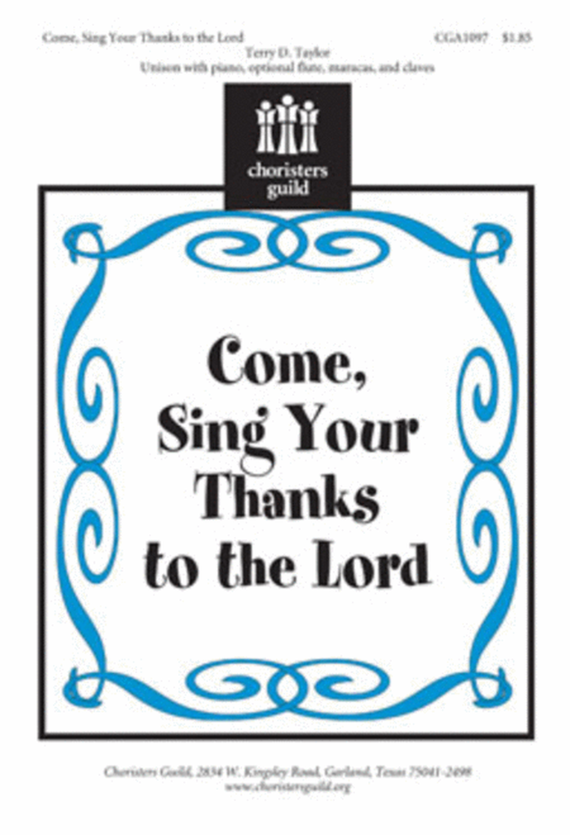 Come, Sing Your Thanks to the Lord image number null