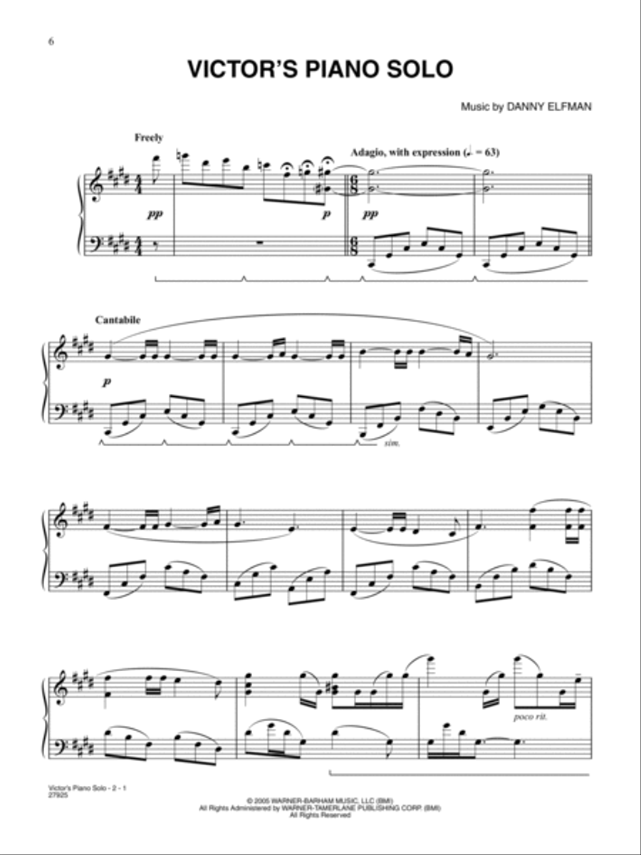 Victor's Piano Solo (from 