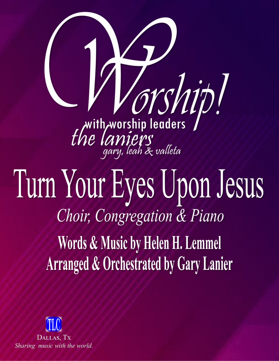 TURN YOUR EYES UPON JESUS for Choir and Congregation with Piano image number null
