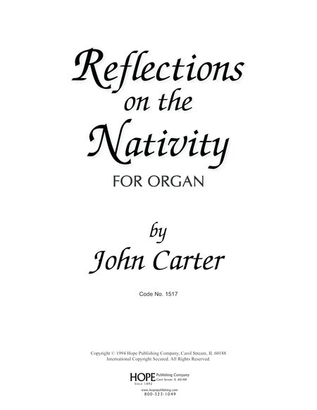 Reflections on the Nativity for Organ-Digital Download image number null