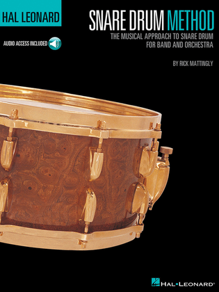 Book cover for Hal Leonard Snare Drum Method
