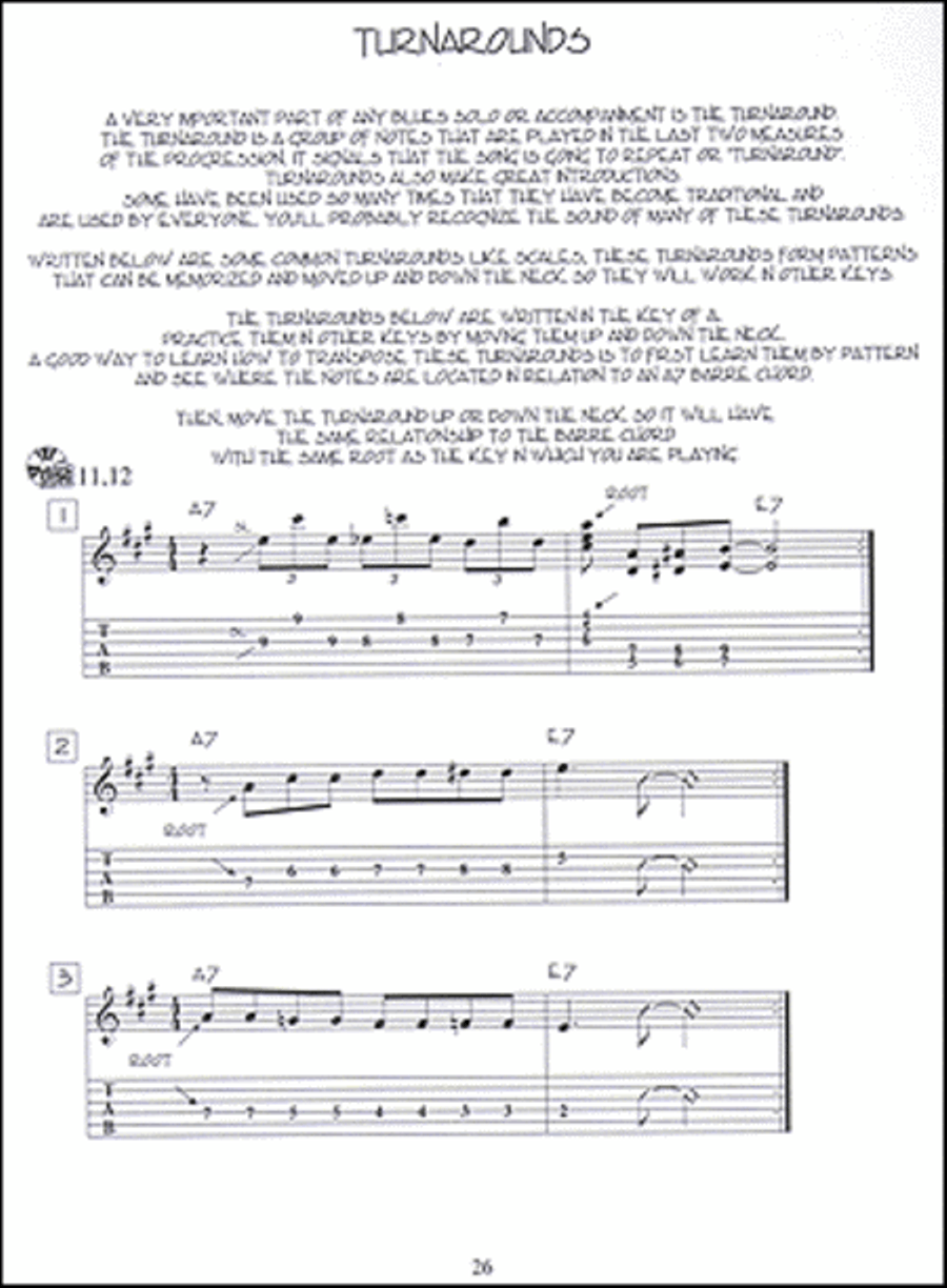 Guitar Journals - Blues Electric Guitar scores gallery preview page 6