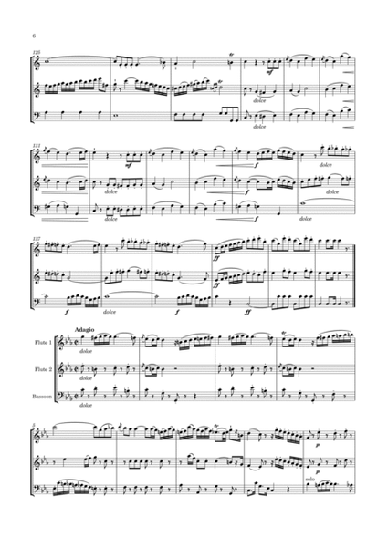 Rault - 3 Wind Trios for 2 Flutes & Bassoon, Op.25 image number null