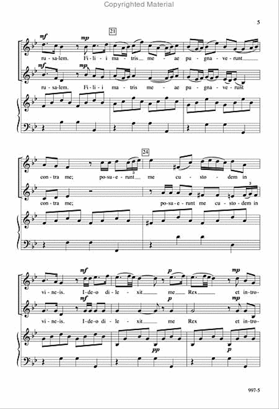 Nigra sum - SA Octavo SA scores gallery preview page 4