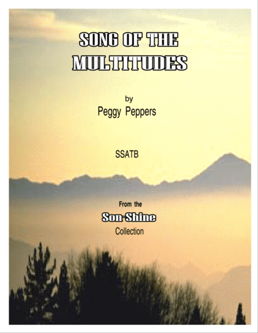 SONG OF THE MULTITUDES Divisi scores gallery preview page 1