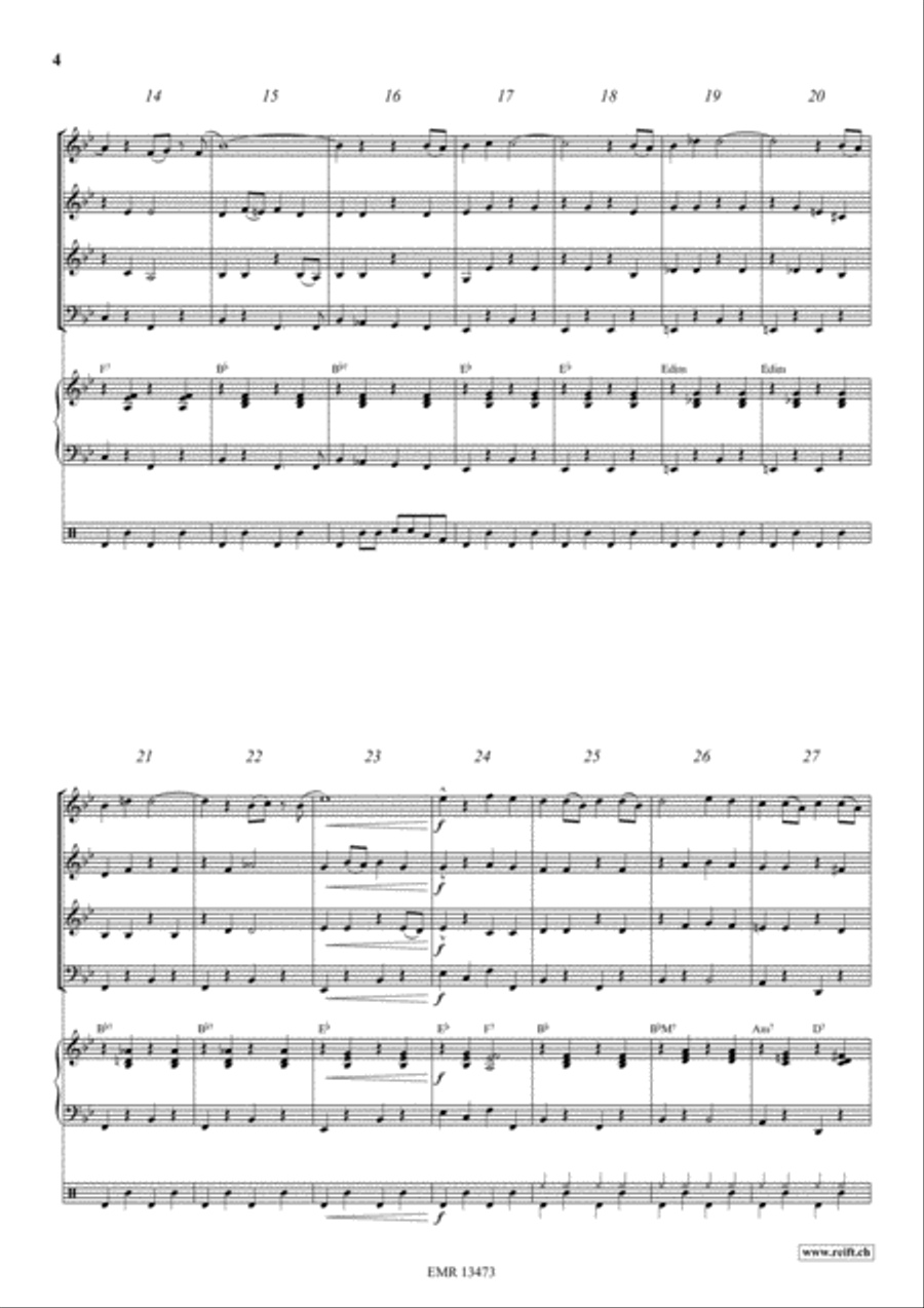 Strike Up The Band Woodwind Quartet scores gallery preview page 4