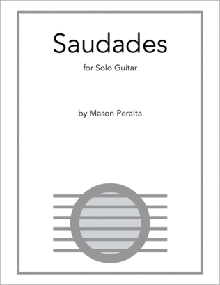 Saudades for Solo Guitar