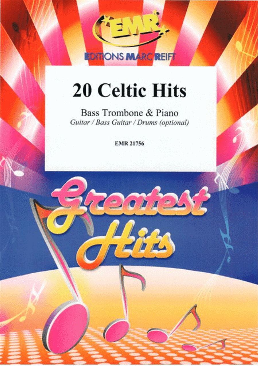 20 Celtic Hits Bass Trombone scores gallery preview page 1