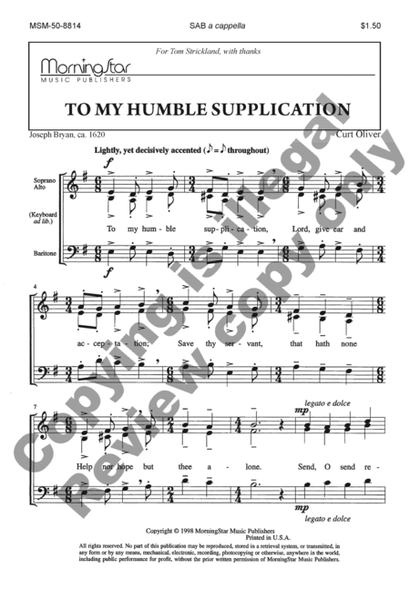 To My Humble Supplication image number null