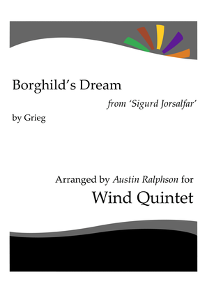Book cover for Borghild’s Dream - wind quintet