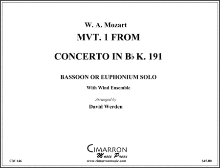 Concerto in Bb, Op. 96 K. 191 (1st Movement)