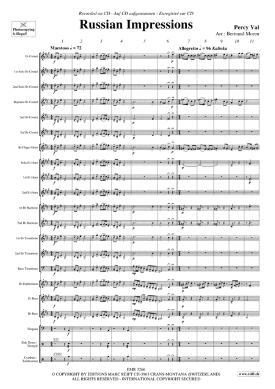 Russian Impressions Brass Band scores gallery preview page 4