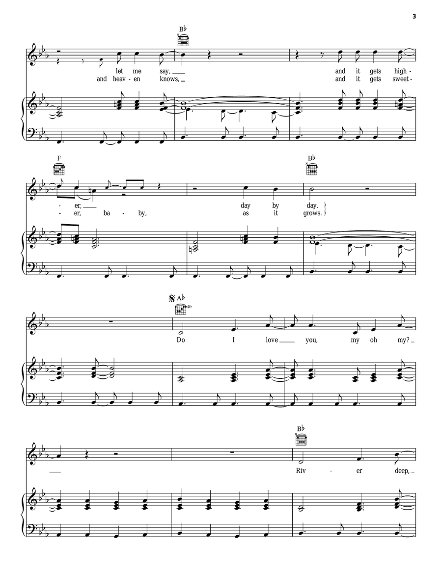 River Deep - Mountain High Acoustic Guitar scores gallery preview page 3