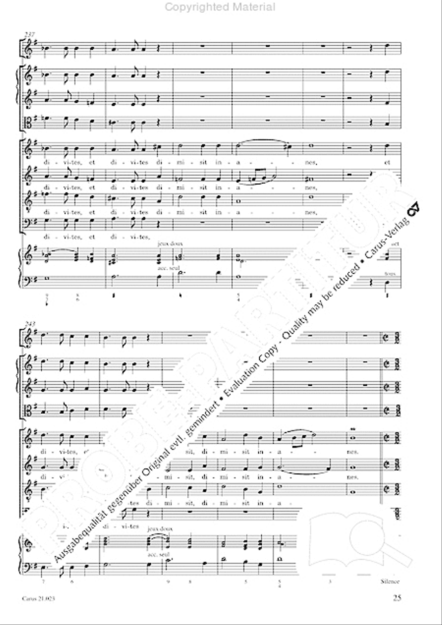 Magnificat in G SATTB scores gallery preview page 27
