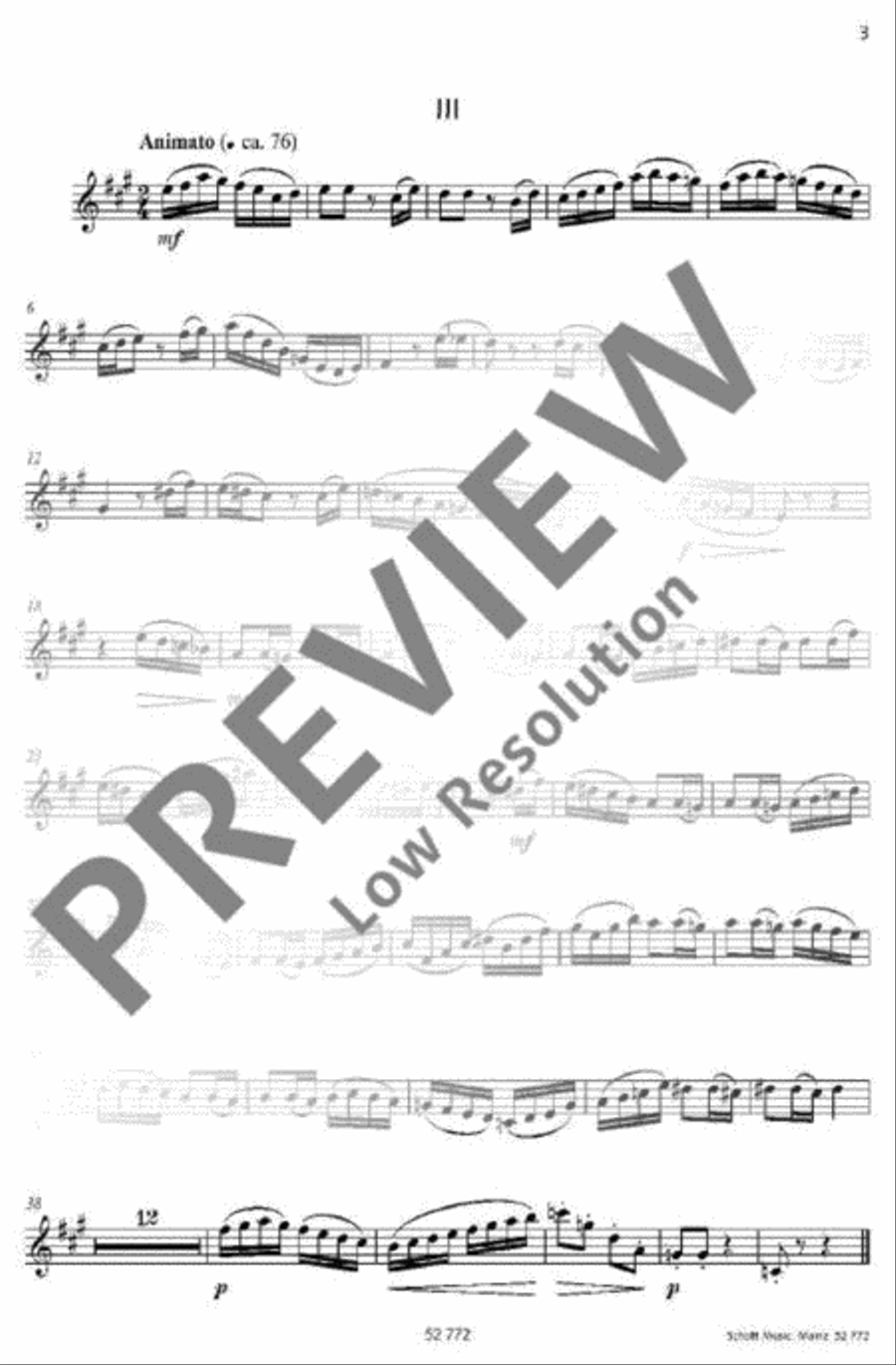 Sonatina Sonatina Alto Saxophone scores gallery preview page 10
