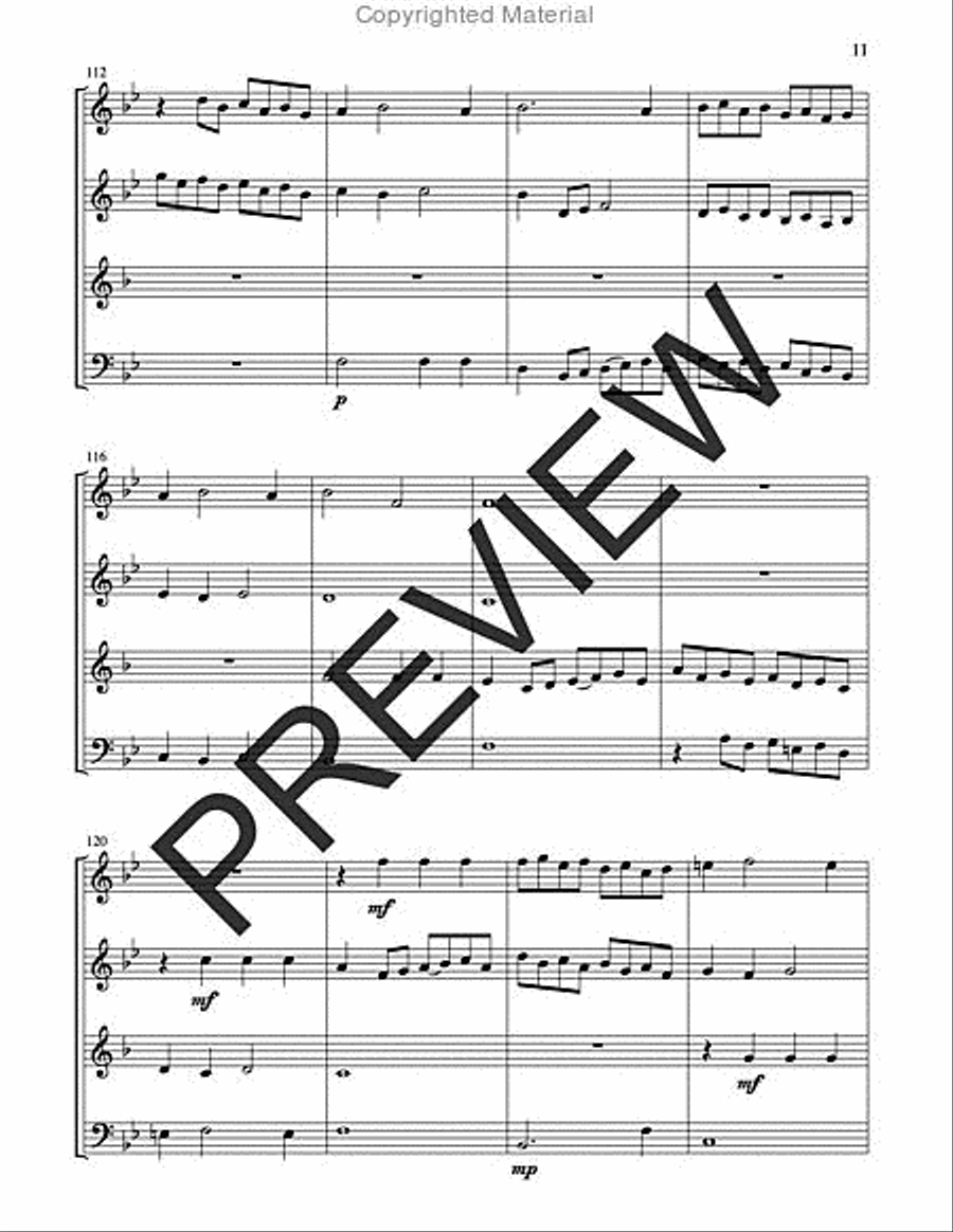 Canzon Cornetto Cornet scores gallery preview page 11