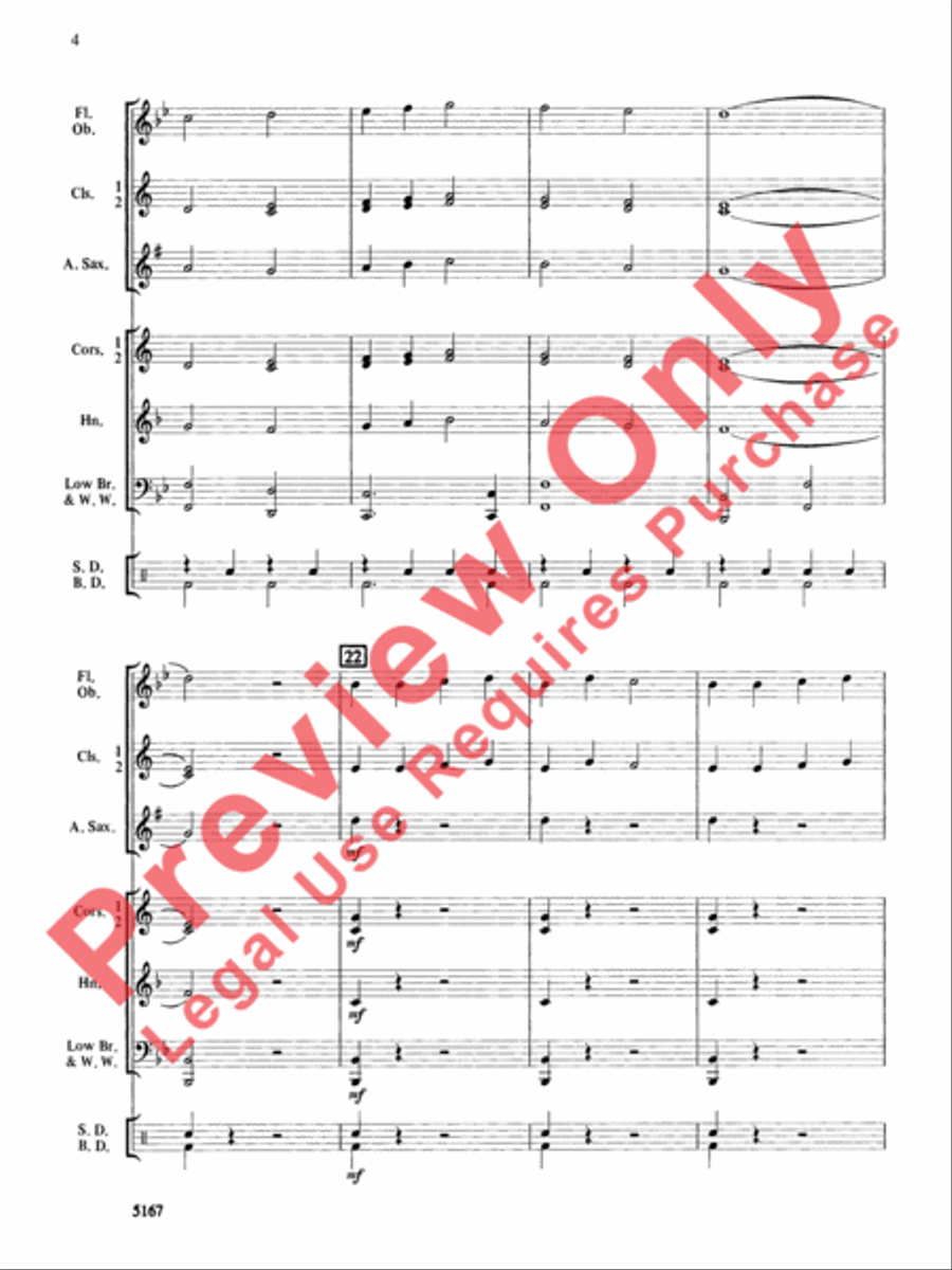 American Spirit March Concert Band scores gallery preview page 5